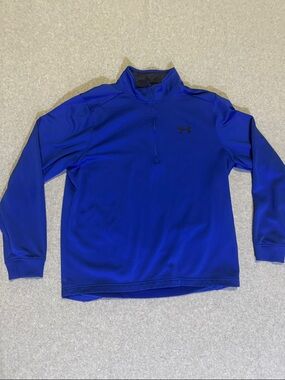 Under Armour Men's L Royal Blue Quarter-Zip Pullover